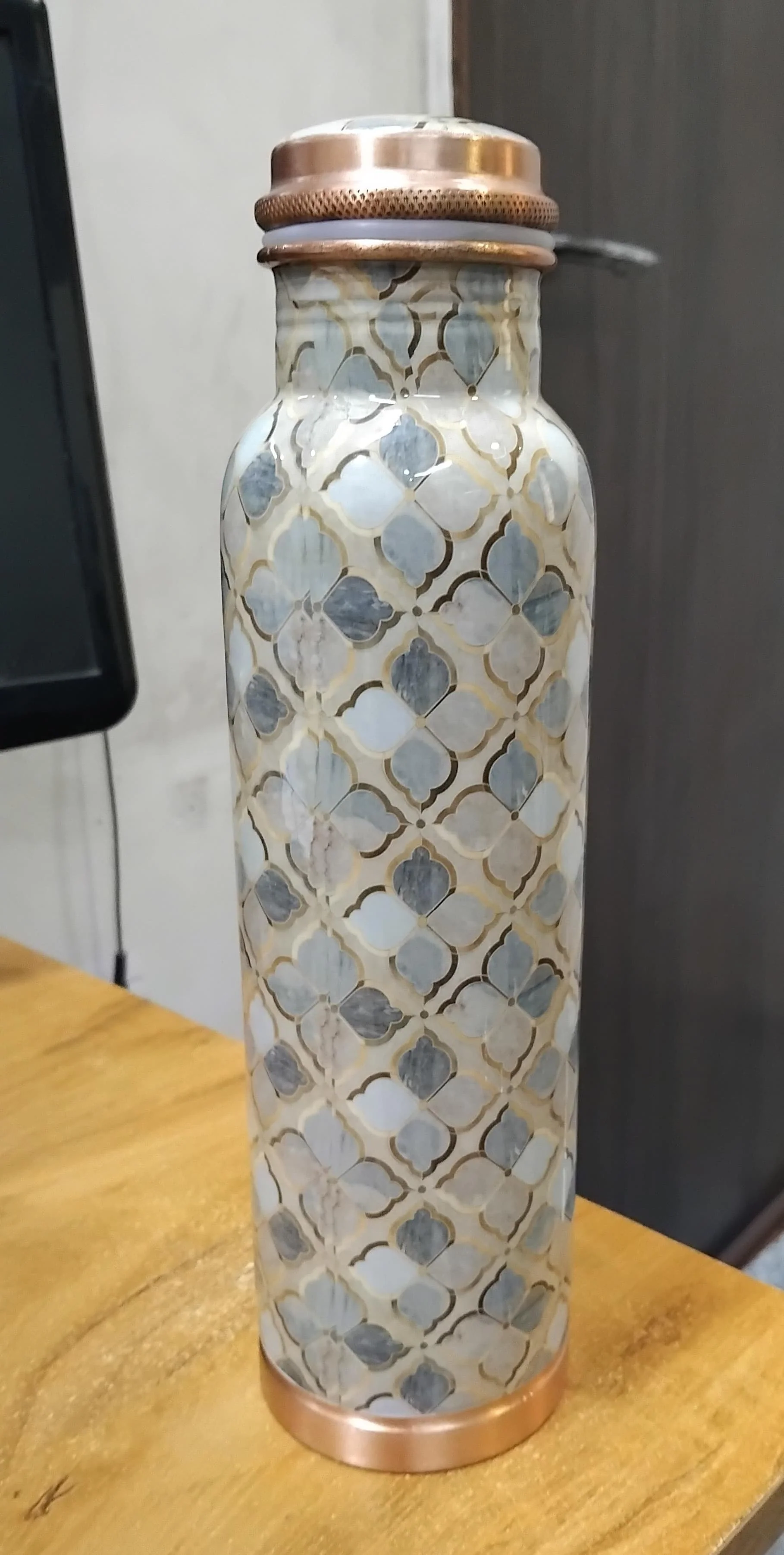 AM2674 Attro Aarogyam Tatva Copper Bottle Daimond ACB145 1000ml Pack Of 1 Pcs - Image 3