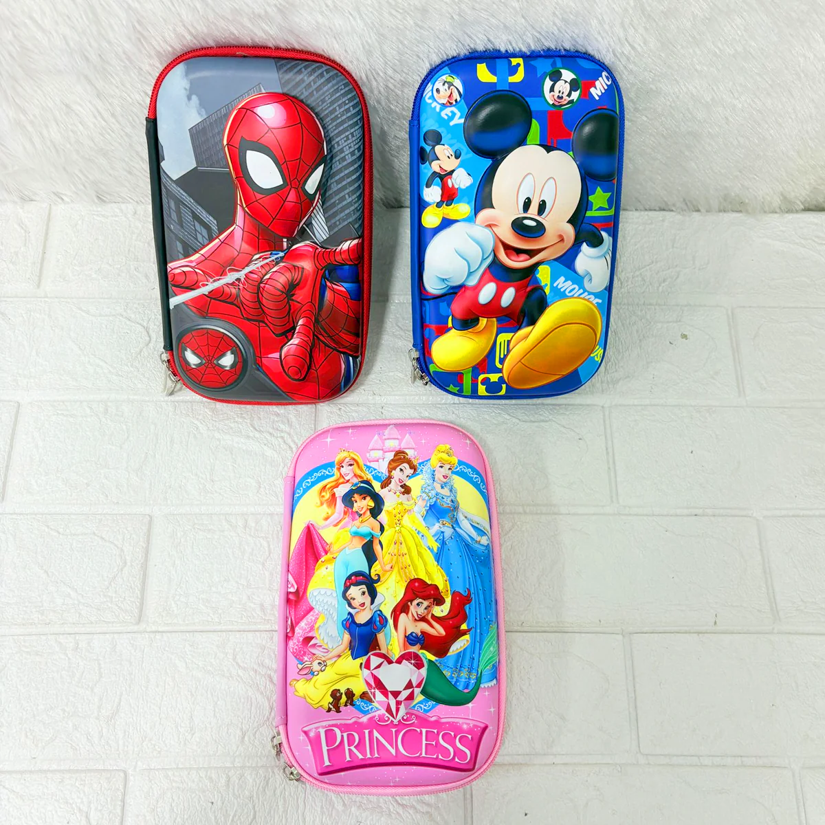 AM2715 7D pouch big no flip Pencil Case Large Zippered Multicolour pencil box - Image 2