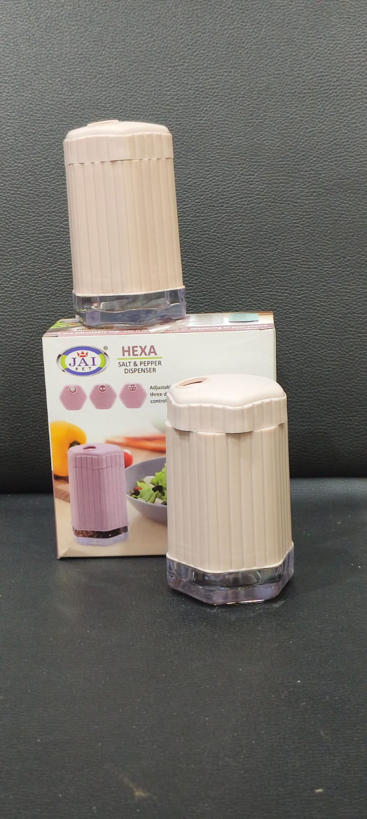 AM2725 Hexa Salt & Pepper dispenser Set (2 Piece) - Image 6