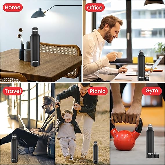 AM2787 Pexpo Oreo Thermo SS Water Bottle Vaccum Insulated 750ml - Image 3