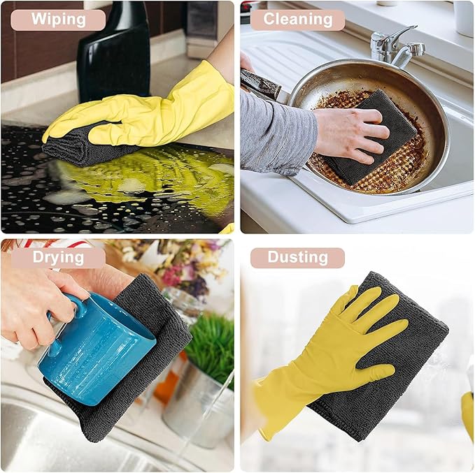 AM2808 Multipurpose Microfiber Cloth Pack of 3 - Image 2