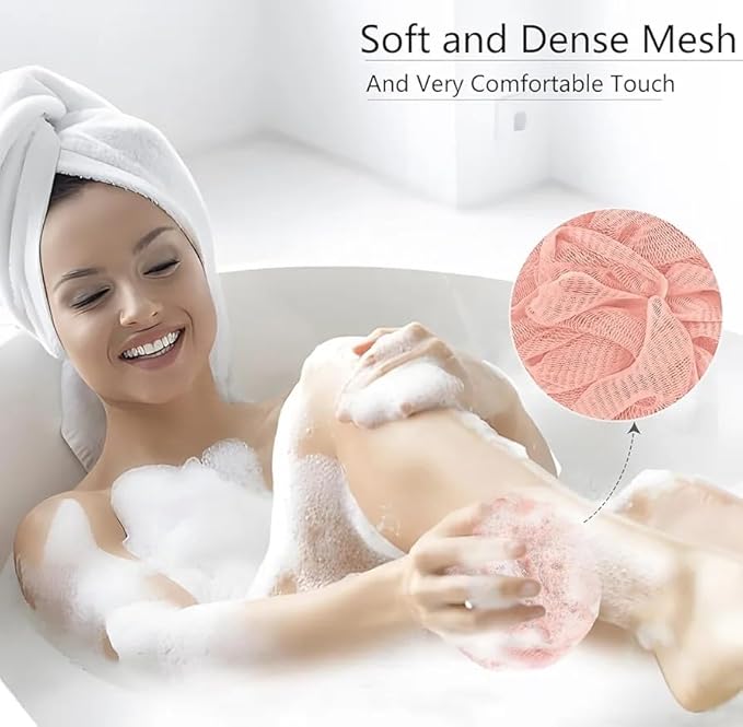 AM2809 Premium Bathing Loofah Sponge for Women & Men | Bath scrub loofah pack of 1 - Image 4