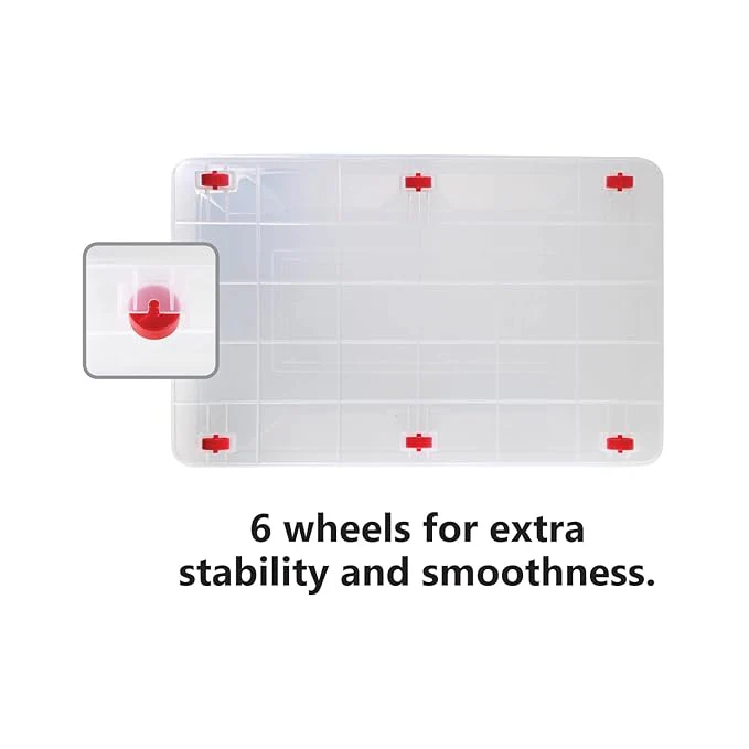 AM2858 JOYO 30L Plastic Storage Container (Moovers Box) With 6 Wheels - Image 3