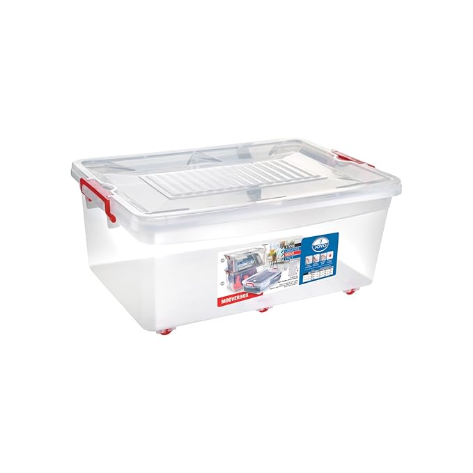 AM2859 JOYO 45L Plastic Storage Container (Moovers Box) With 6 Wheels - Image 6