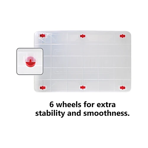 AM2860 JOYO 60L Plastic Storage Container (Moovers Box) With 6 Wheels - Image 3