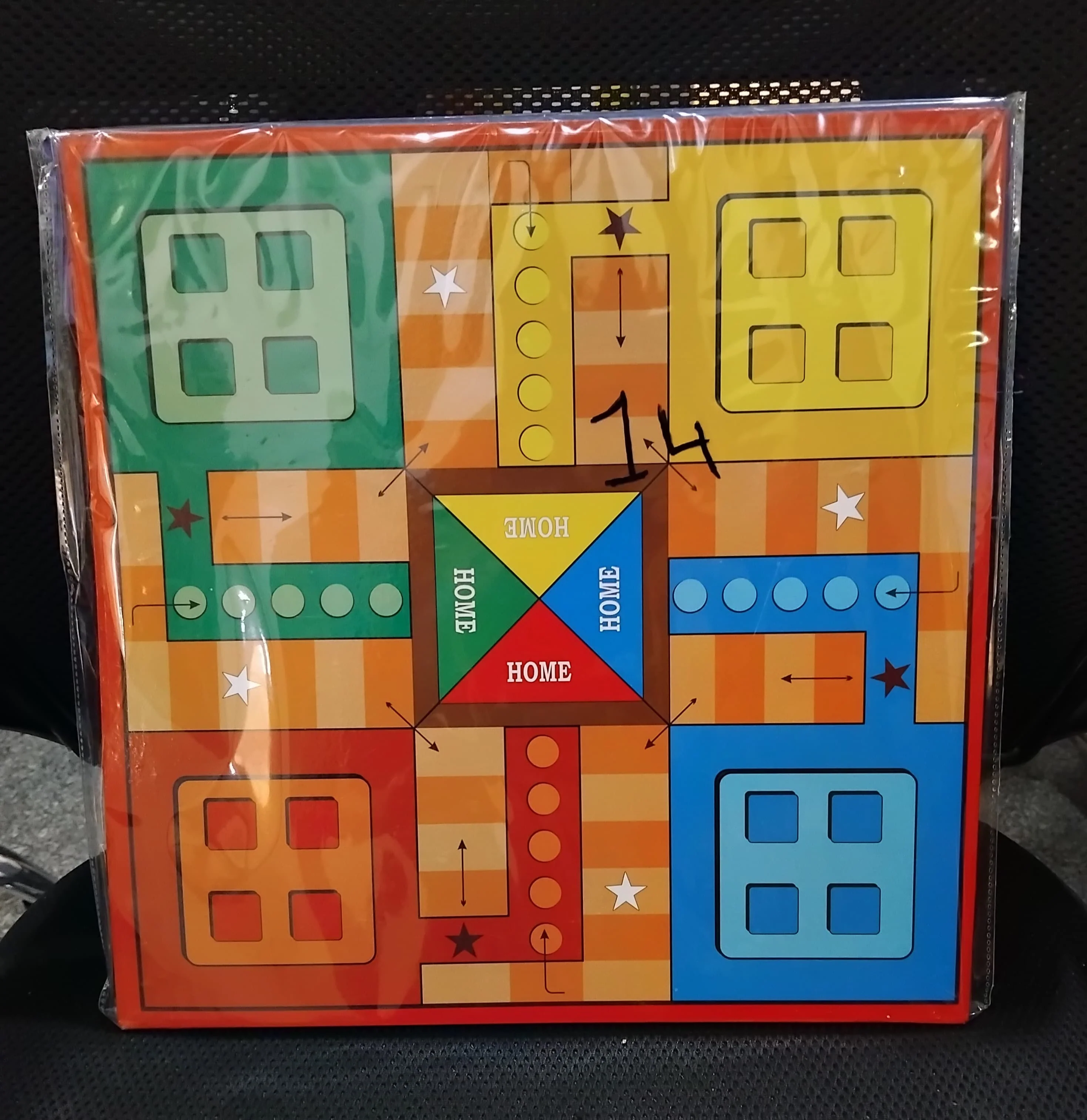 AM2885 Ludo Snakes and Ladders Mat Game Board 2 In 1 Game Multicolour - Image 2