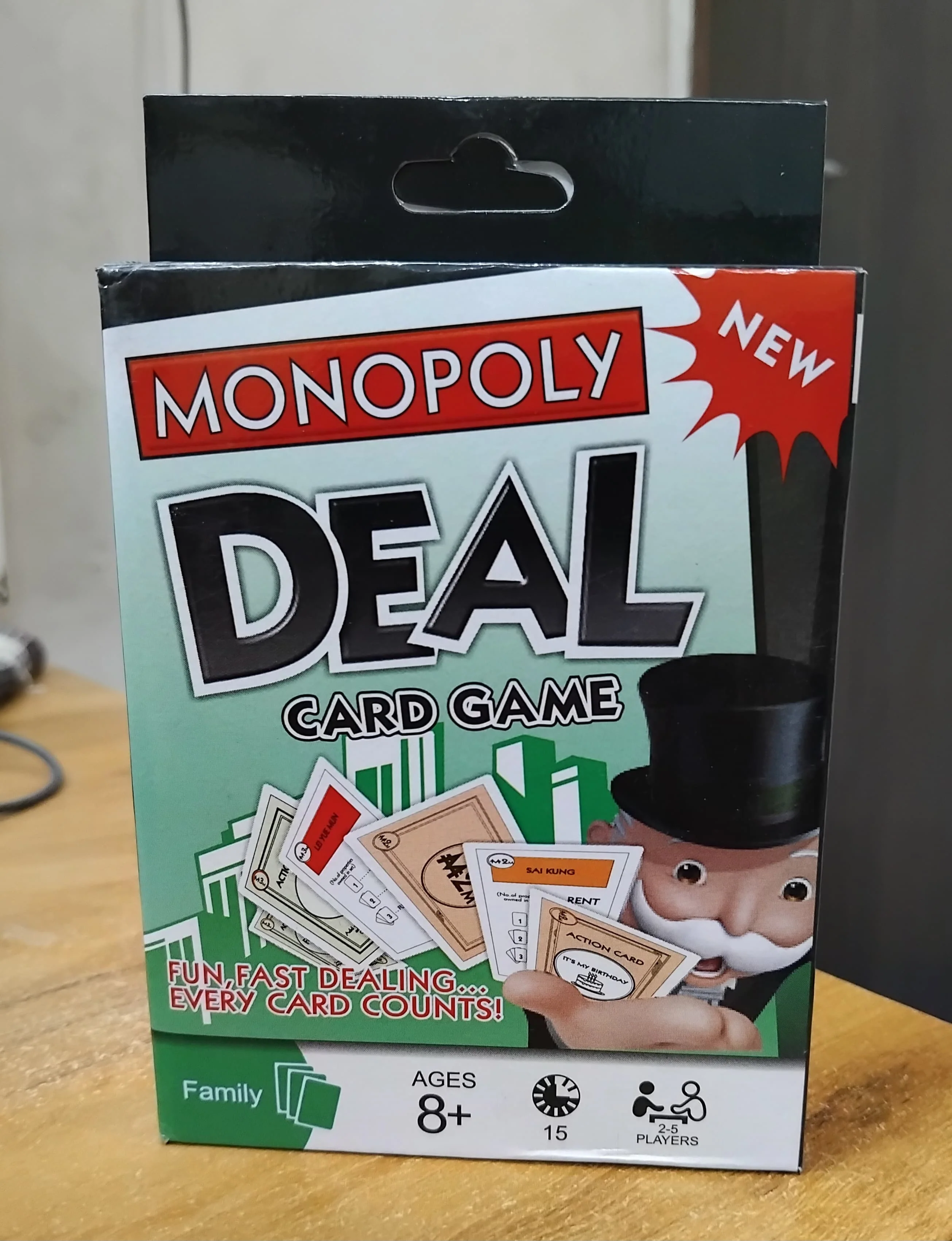 AM2902 Monopoly Deal Card Game 5215 8 years 108 Deal Cards and instructions - Image 7