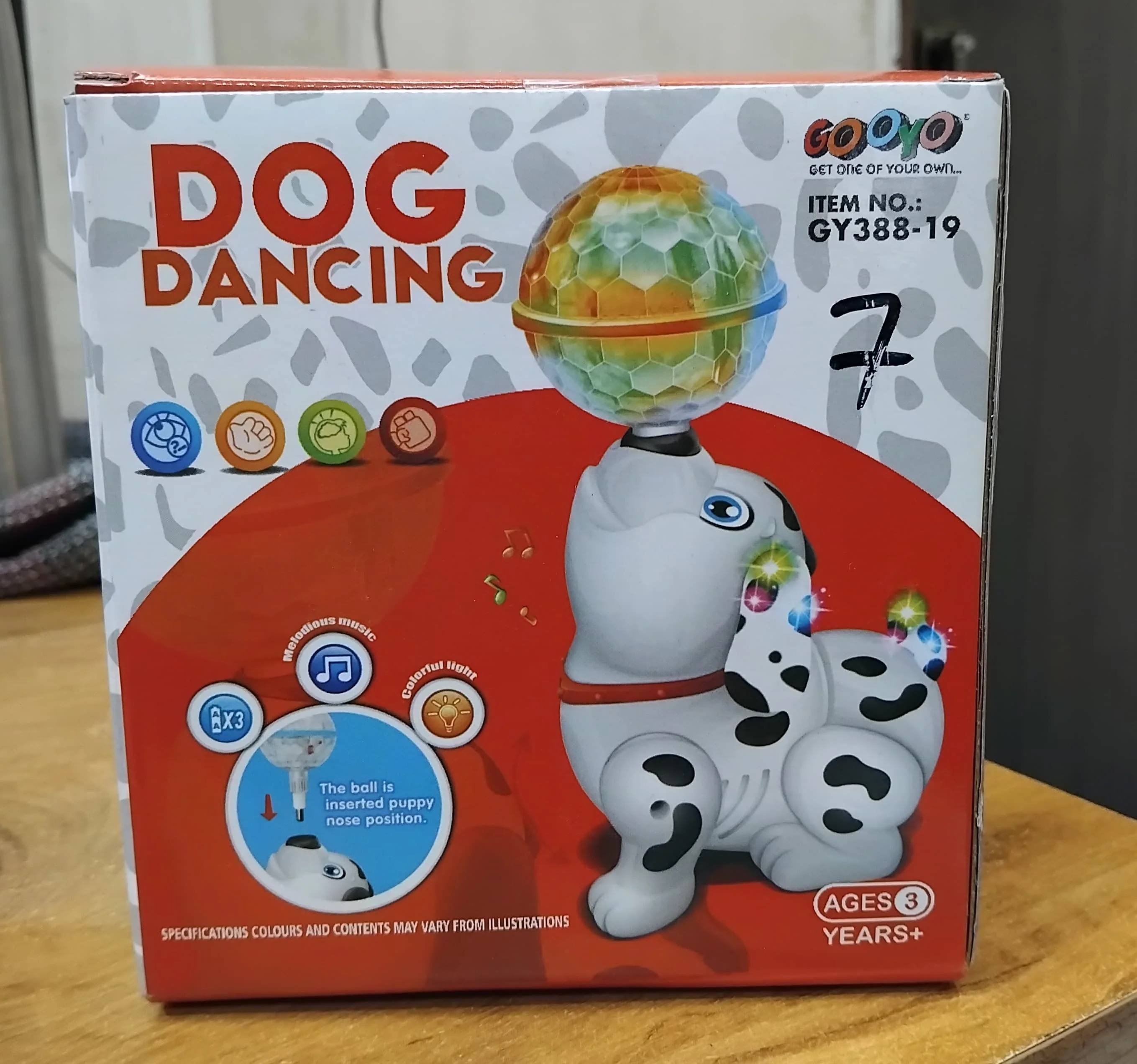 AM2905 Dancing Dog GY388-19 with Music Flashing Lights Sound & Light Toys for Small Babies - Image 9