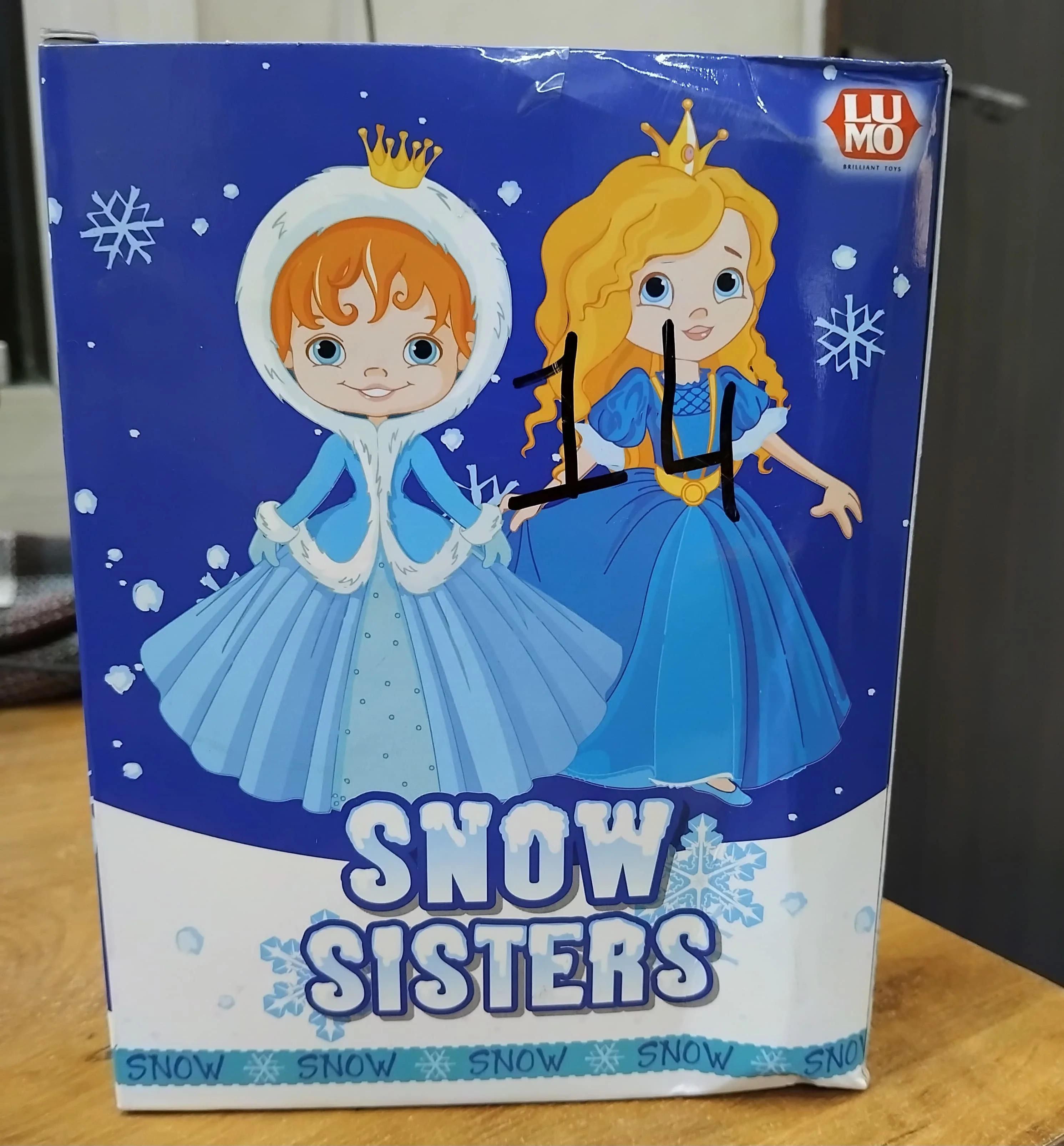 AM2912 Snow Sister Doll Toy LMI-5509 2 Pretty Snow Sisters Dolls with Beautiful Hairs and Moveable Body Parts - Image 4