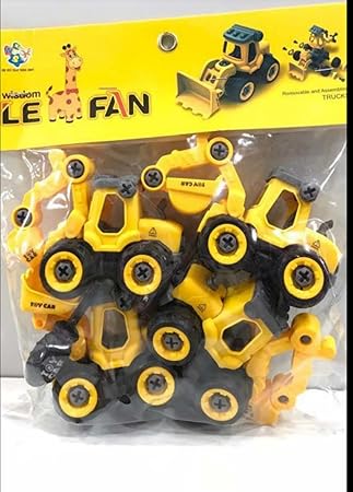 AM2924 Truck Set MD-5508B Construction Vehicle Toy Set with Screwdriver Excavator Truck Pack Of 4 - Image 8