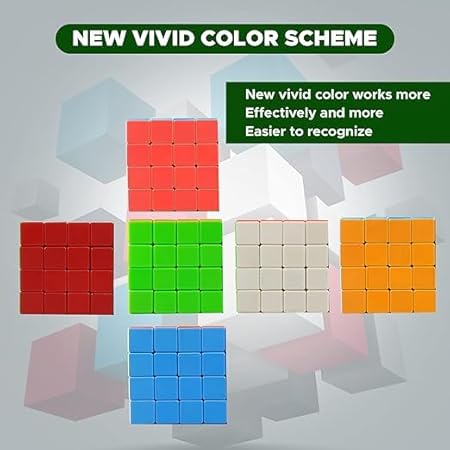 AM2931 Speed Cube 4x4x4 High Speed Stickerless Cube Toy Puzzle for Kids - Image 3