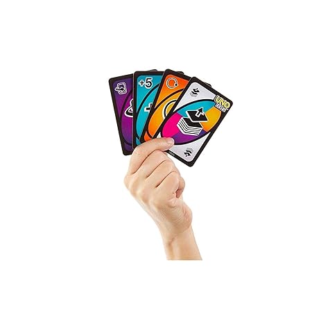 AM2976 Uno Flip Card UNO Kid Mattel Games Uno Flip Side Card Game, Multi Color Pack Of 1 Pcs - Image 4