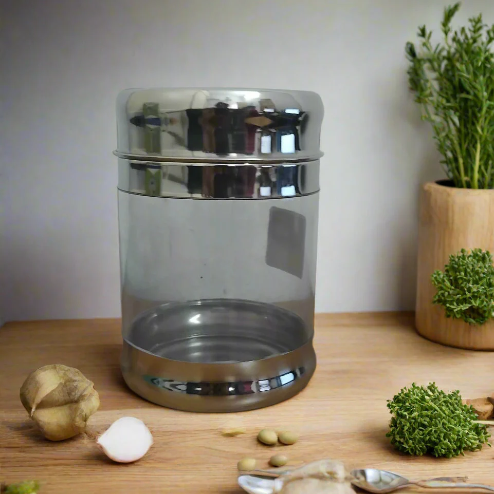 AM3080 Madhuram Prime Quality Fusion Canister 1100ml Stainless Steel 1 Piece