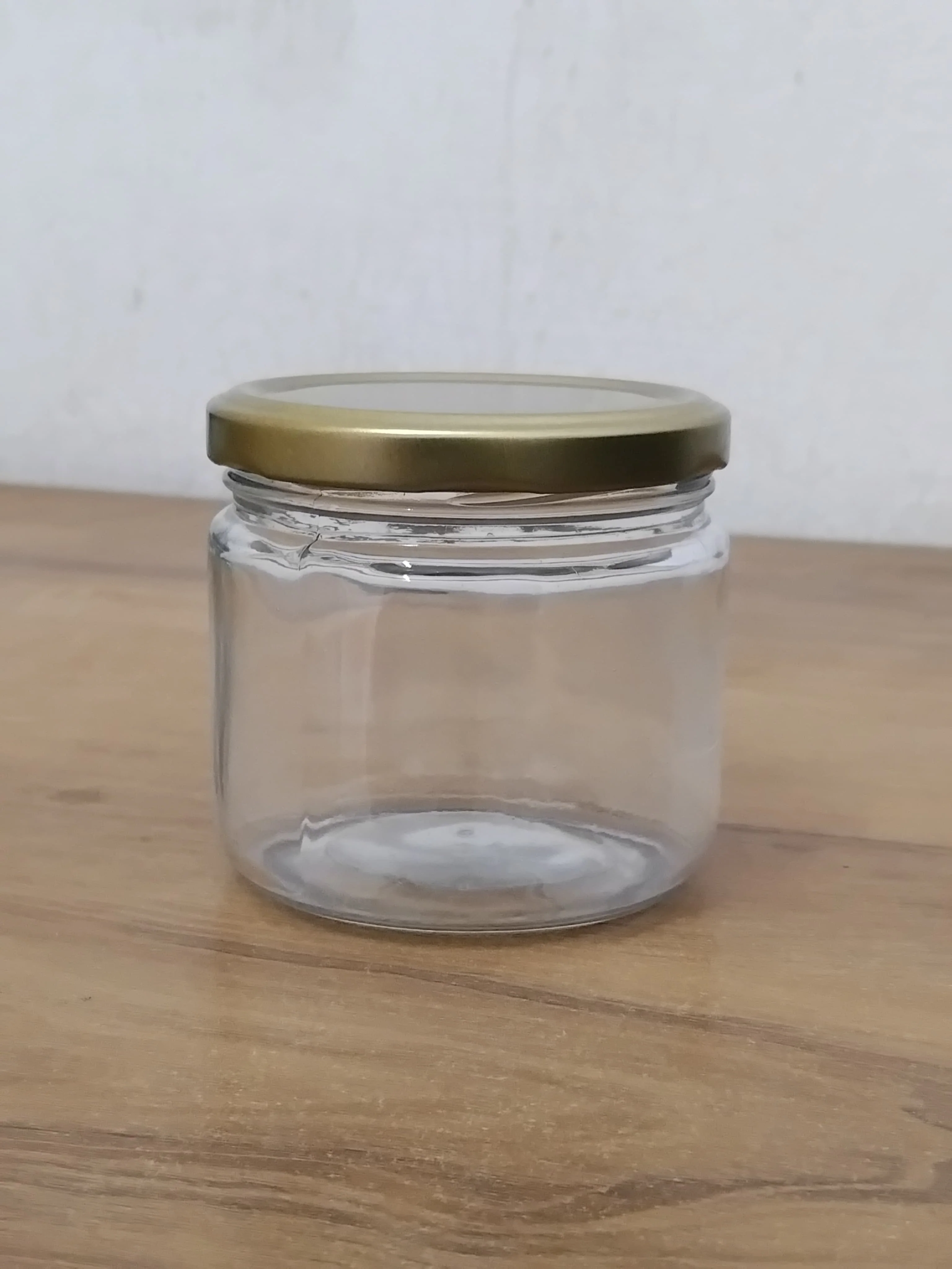 AM3083 Salsa Jar 350ml Round 7.8X8.12 Glass Jar with Airtight Metal Lid, 350ml - Image 2