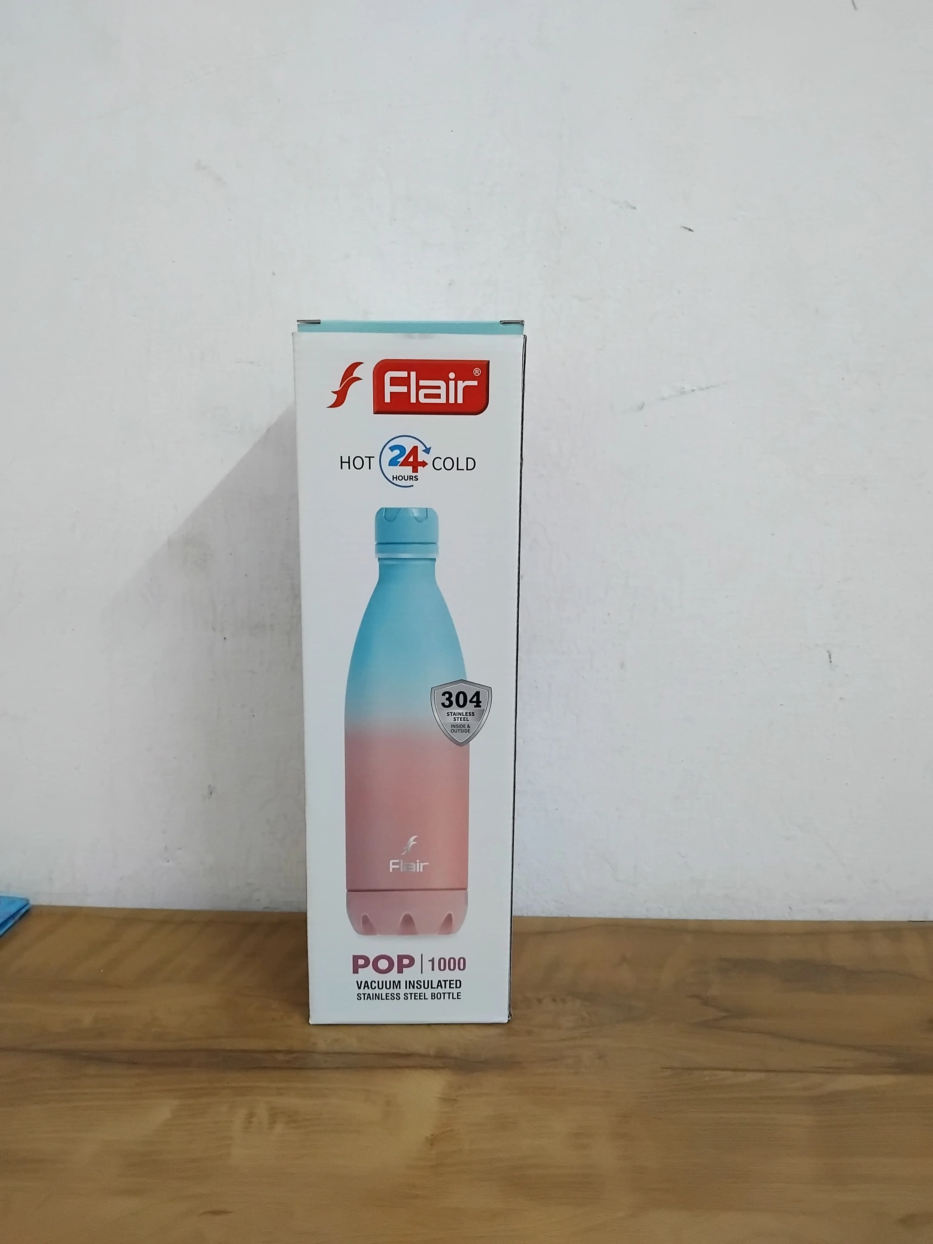 AM3002 Flair Pop & Pastel SS 304 vacuum Insulated Bottle 1000ml Stainless Steel (1 Piece) - Image 8