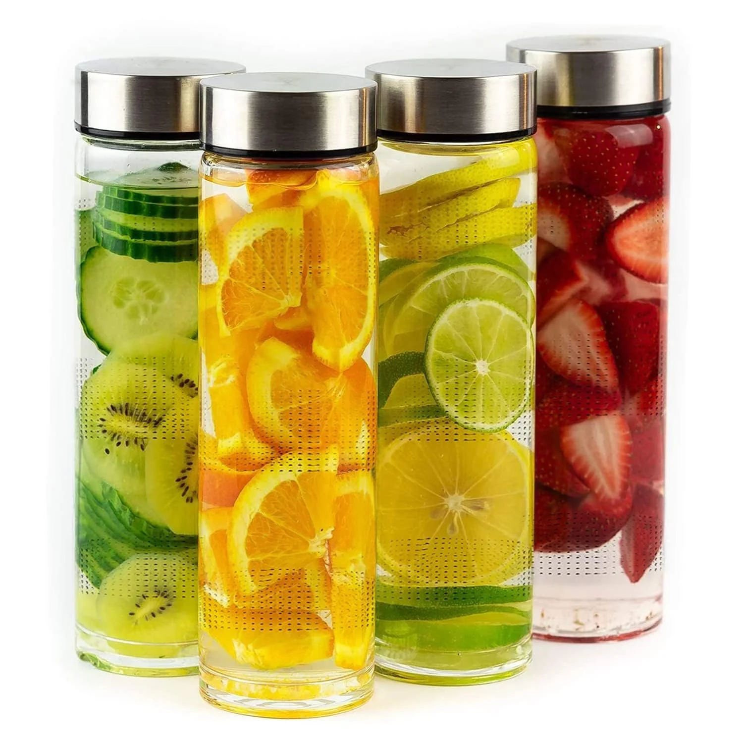 AM3008 Glass Water Bottle with Leak-Proof Airtight Double Layer 750ml Without box - Image 11