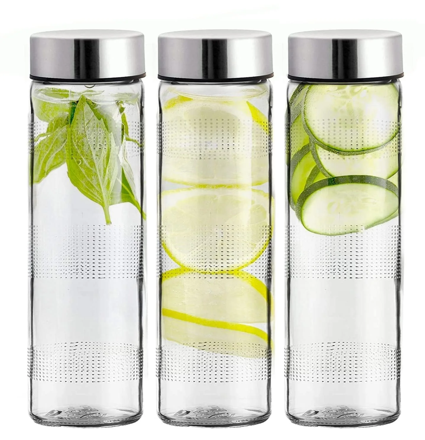AM3008 Glass Water Bottle with Leak-Proof Airtight Double Layer 750ml Without box - Image 2
