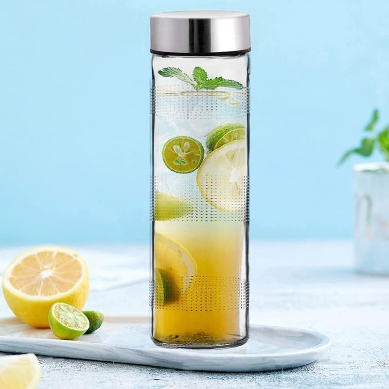 AM3008 Glass Water Bottle with Leak-Proof Airtight Double Layer 750ml Without box - Image 7