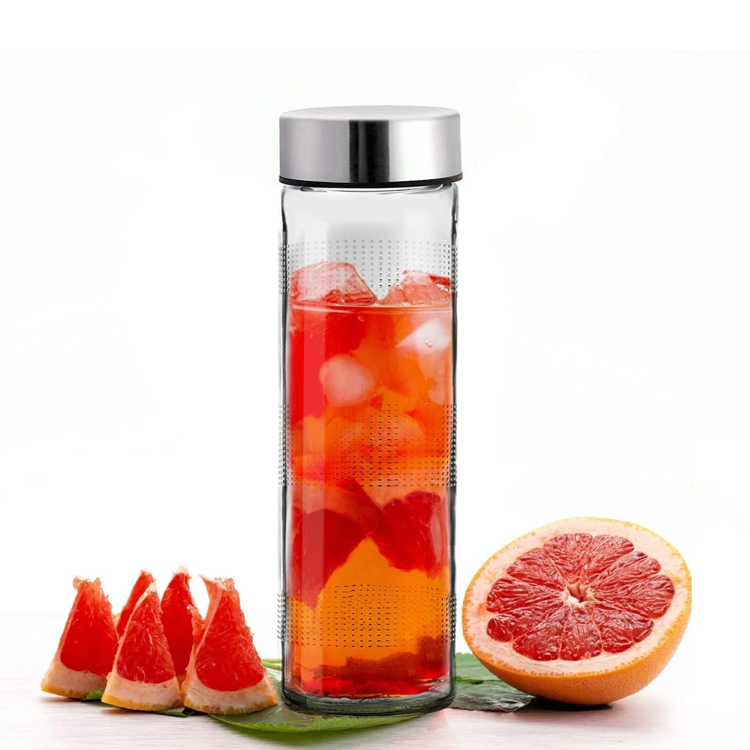 AM3008 Glass Water Bottle with Leak-Proof Airtight Double Layer 750ml Without box - Image 8