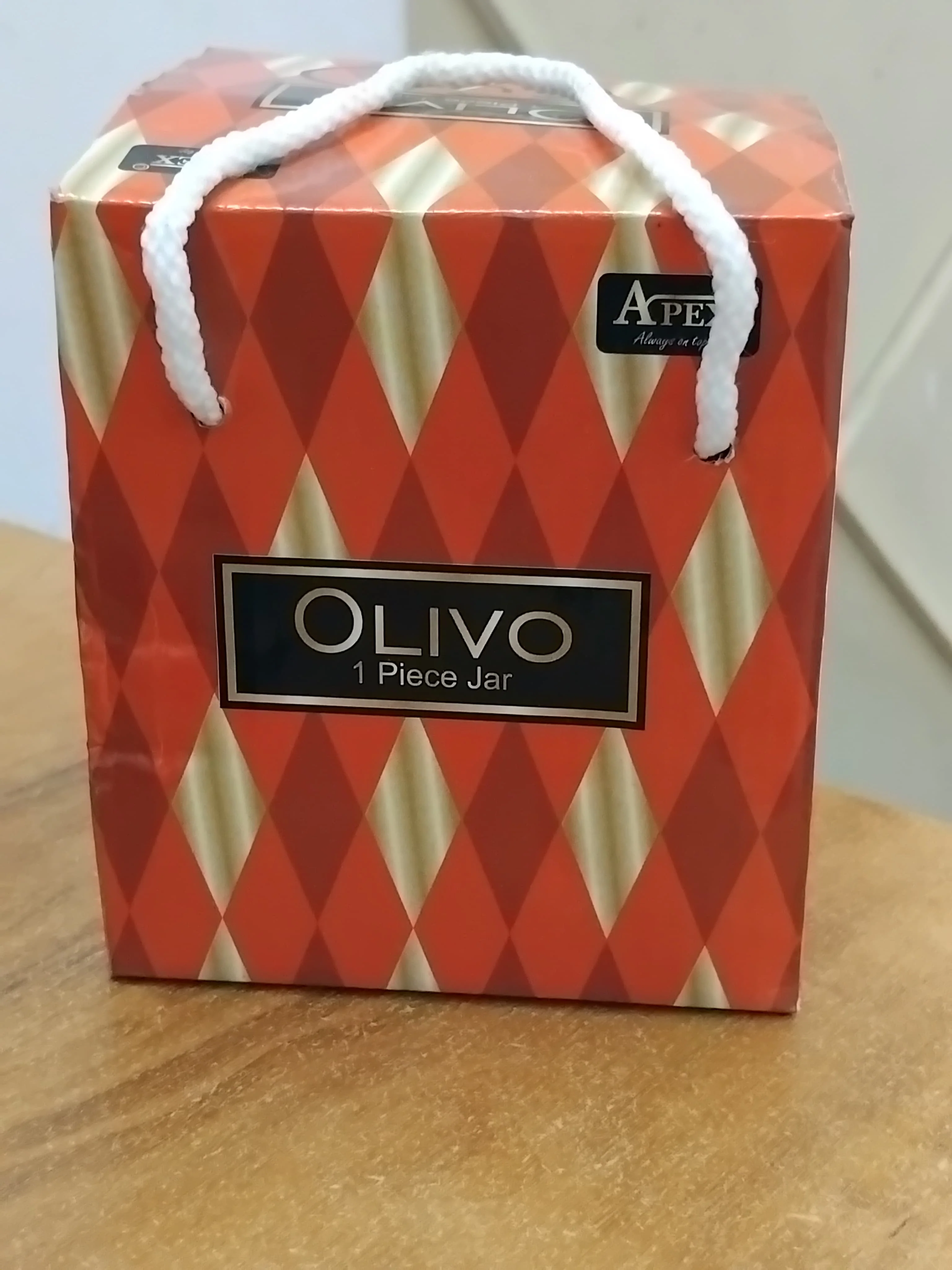 AM3027 Olivo Glass Jar With Plastic Lid Storage Container 1 Piece - Image 5