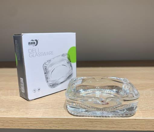 AM3090 Deli Glassware YG1024 Glass Ashtray, Crystal Ashtrays for Cigarettes, Home Cigar Ashtrays 1 Piece - Image 6