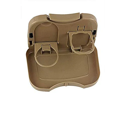 3225 Travel Dining Tray JH-924 Car Travel Tray Plastic Folding Auto Car Back Seat Table Drink Food Cup Tray Holder Stand Desk Multicolour - Image 14