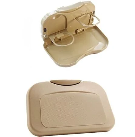 3225 Travel Dining Tray JH-924 Car Travel Tray Plastic Folding Auto Car Back Seat Table Drink Food Cup Tray Holder Stand Desk Multicolour - Image 7