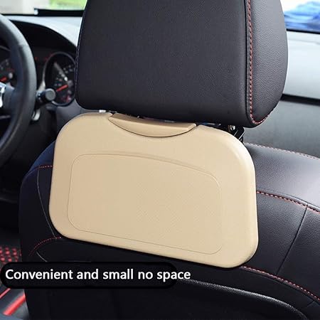 3225 Travel Dining Tray JH-924 Car Travel Tray Plastic Folding Auto Car Back Seat Table Drink Food Cup Tray Holder Stand Desk Multicolour - Image 8
