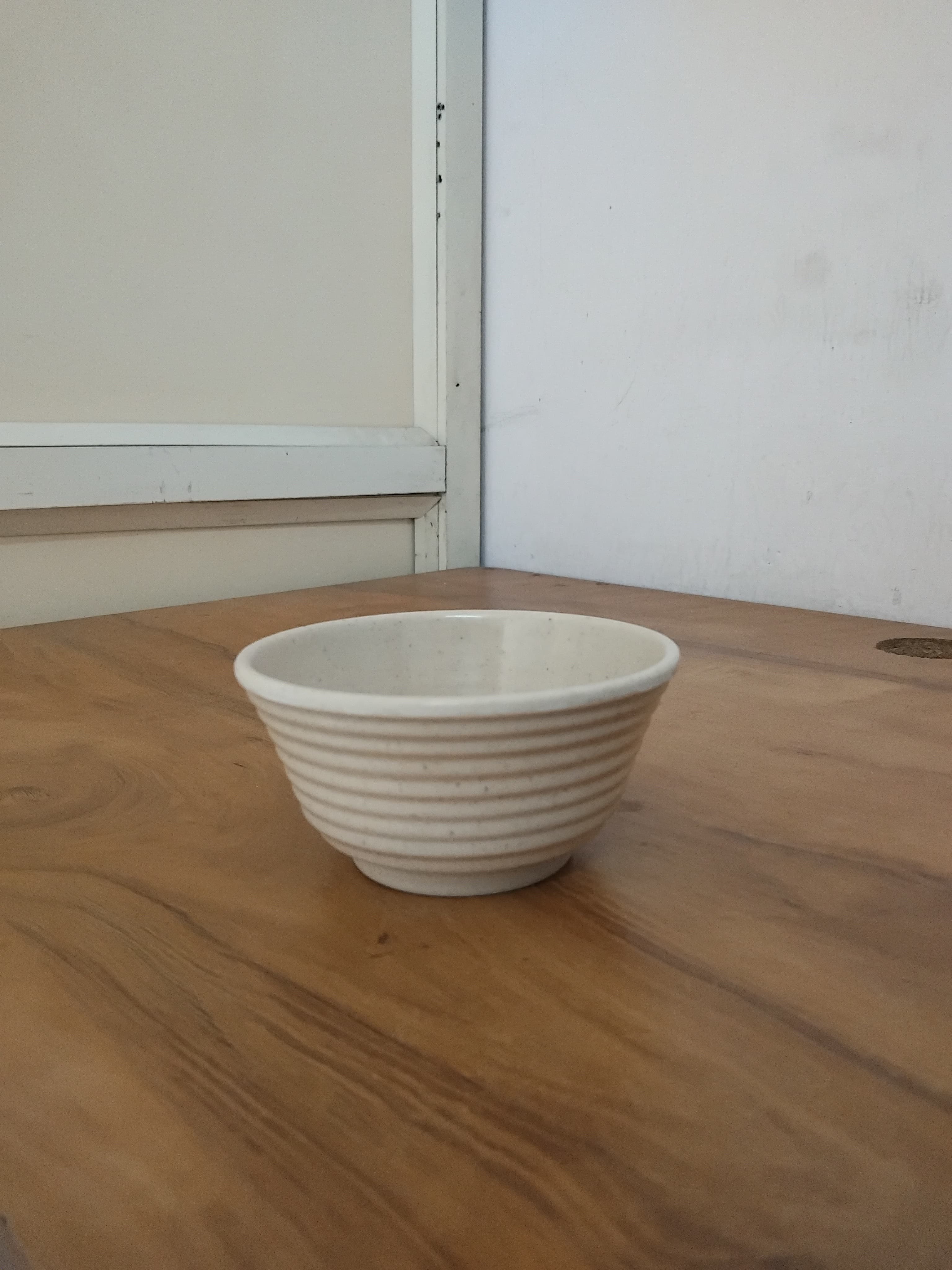 AM3231 Melamine Premium White Dotted Cereal Serving Bowls - Image 4