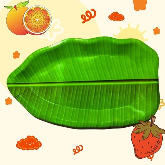 AM3236 Banana Leaf Shape Dessert Plates for All Occasions 1 Piece - Image 6