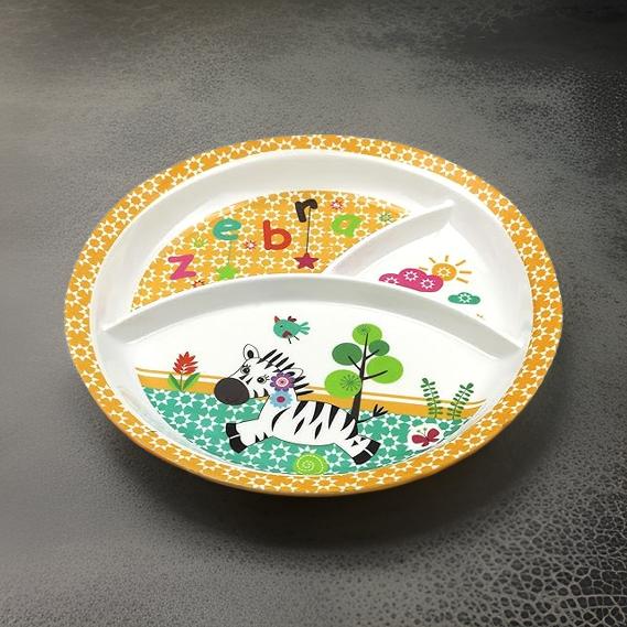 AM3246 Exclusive Melamine 3in1 design Dinner Partition Plate 1 Piece - Image 2