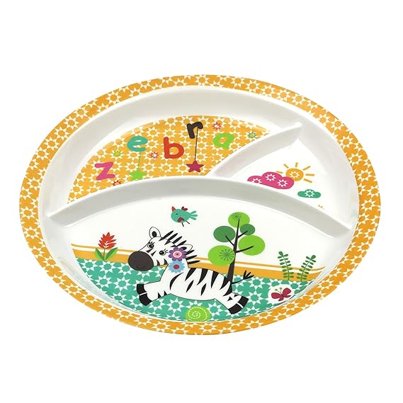 AM3246 Exclusive Melamine 3in1 design Dinner Partition Plate 1 Piece - Image 6