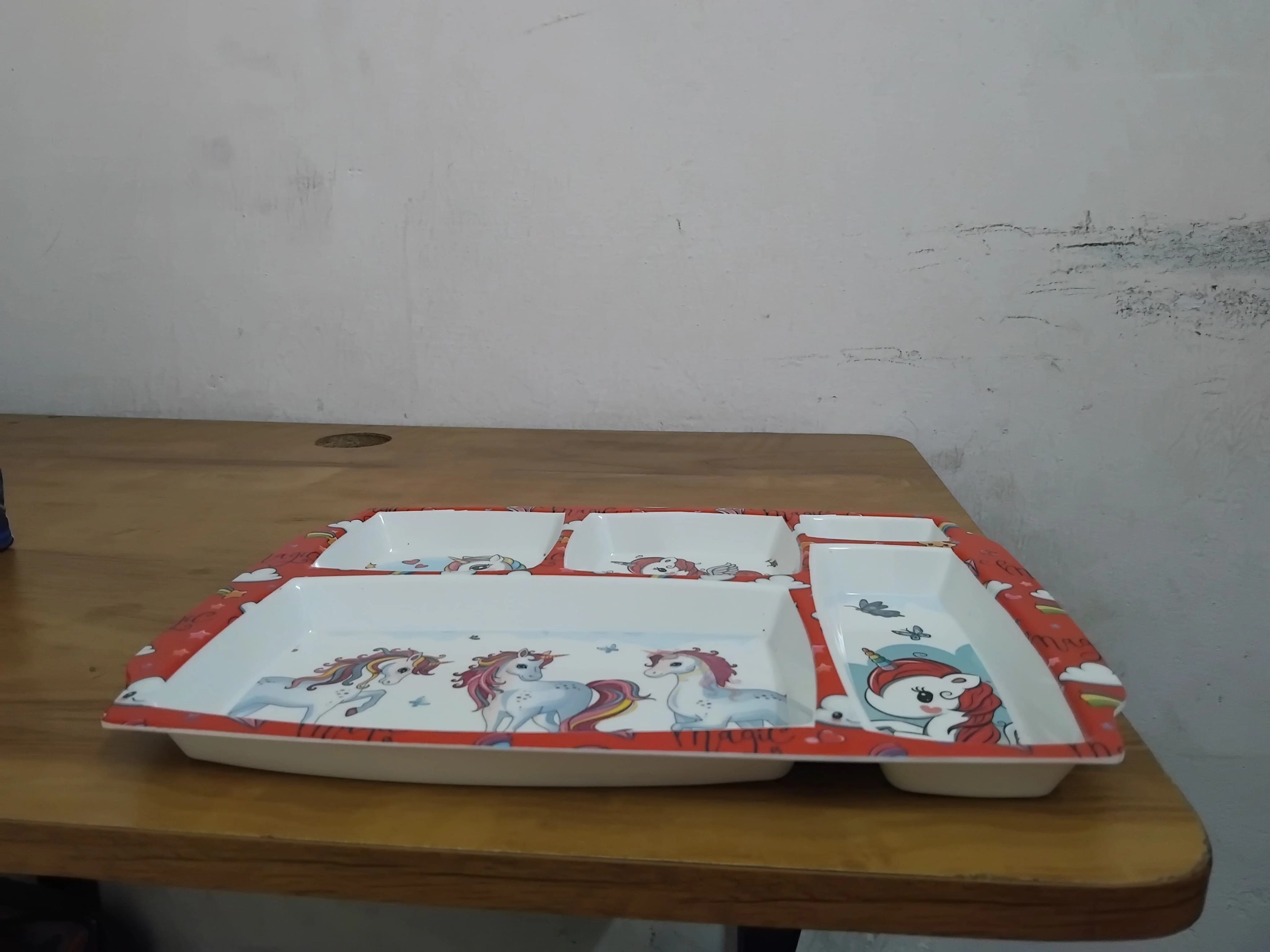 AM3248 Melamine Rectangle Plate 5 Partition Plate - Image 9