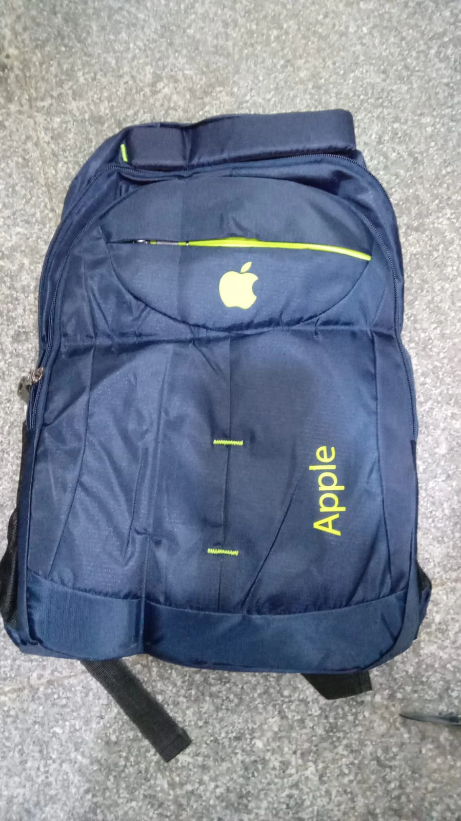 AM3249 Apple bagpack Office Laptop Bag for Men and Women Luggage Travel Black Backpack with Zipper Closure, Multiple Compartments - Image 2