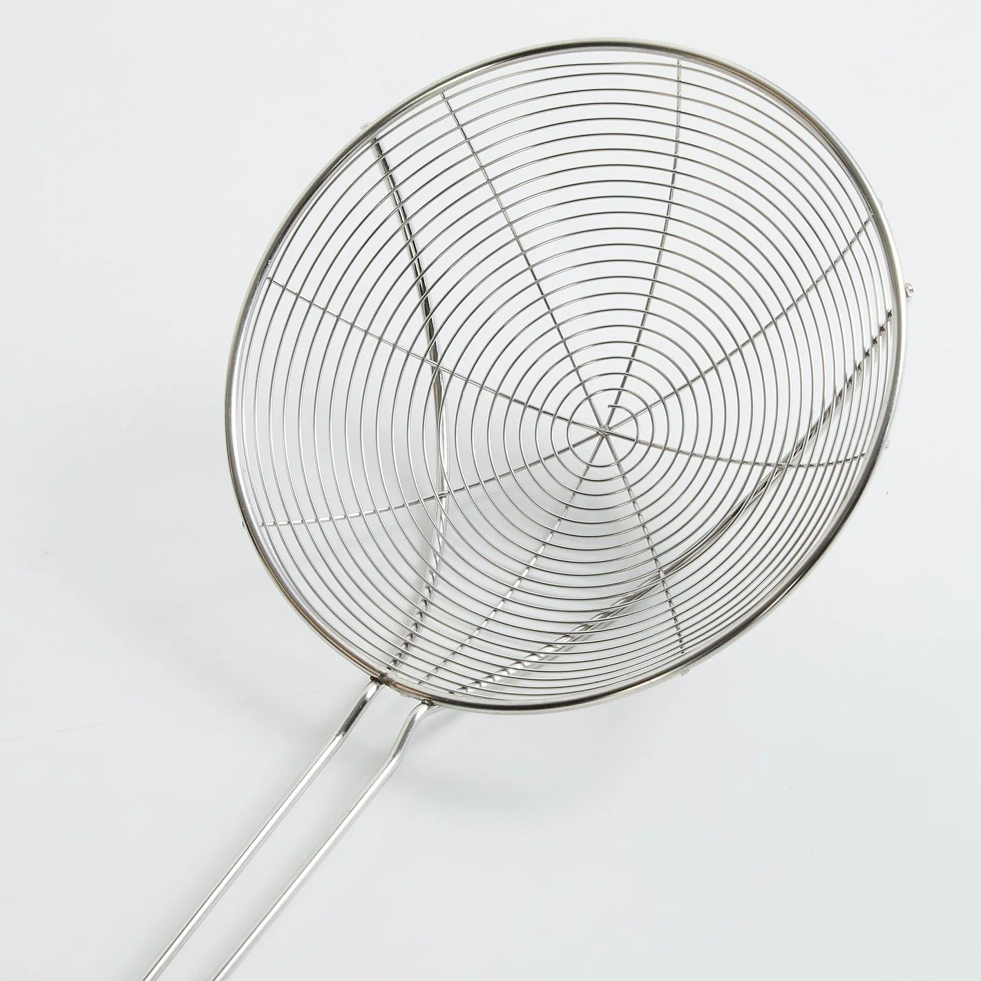 AM3256 16CM Heavy Duty Stainless Steel Strainer Deep Fry Jhara for Frying 1 Piece - Image 7