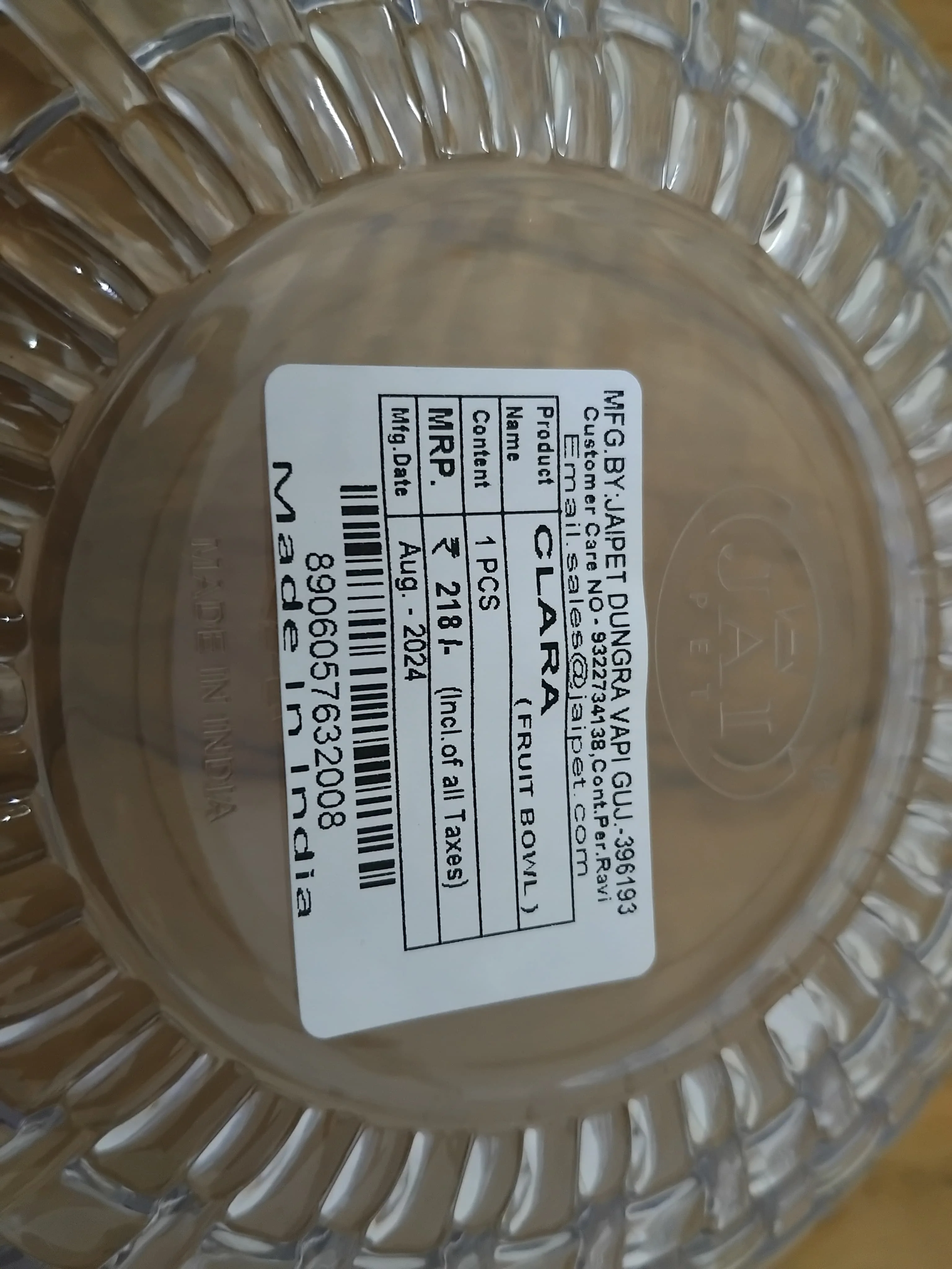 AM3259 Clara Fruit Bowl Color Availablity as per Stock Design Availablity as per Stock Refrigerator Safe Amazing Fruit Bowl 1 Piece - Image 9