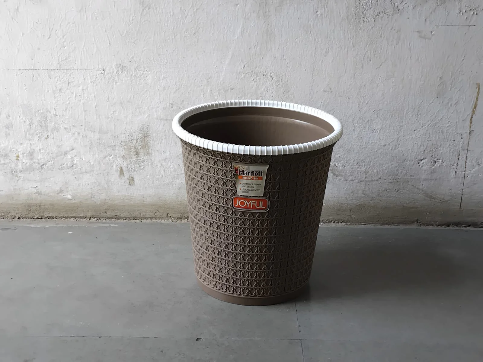 AM3281 Joyful Marriott Round Bin Color Availablity As Per Stock Plastic Strong & Sturdy Basket 1 Piece - Image 4