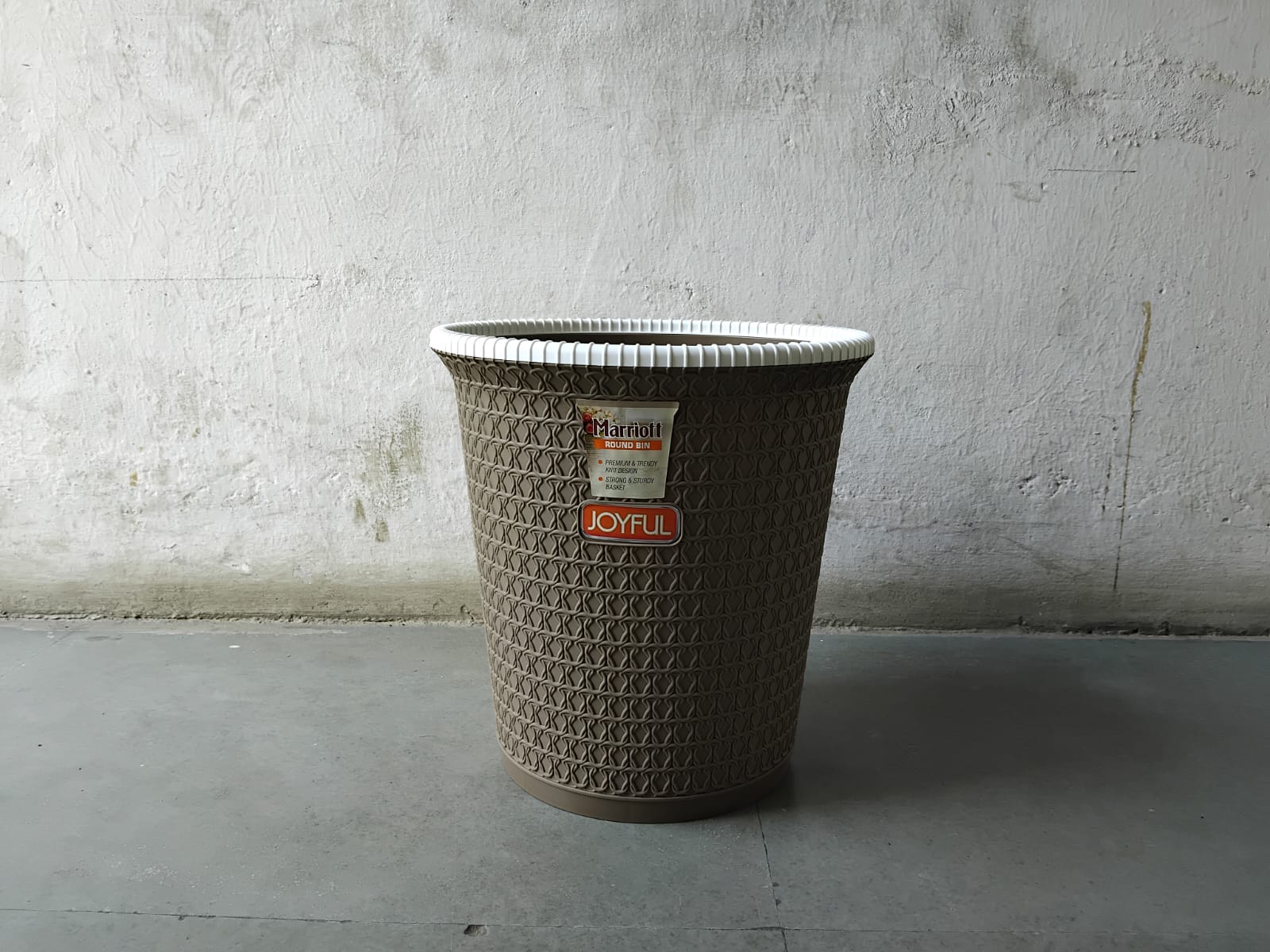 AM3281 Joyful Marriott Round Bin Color Availablity As Per Stock Plastic Strong & Sturdy Basket 1 Piece - Image 6