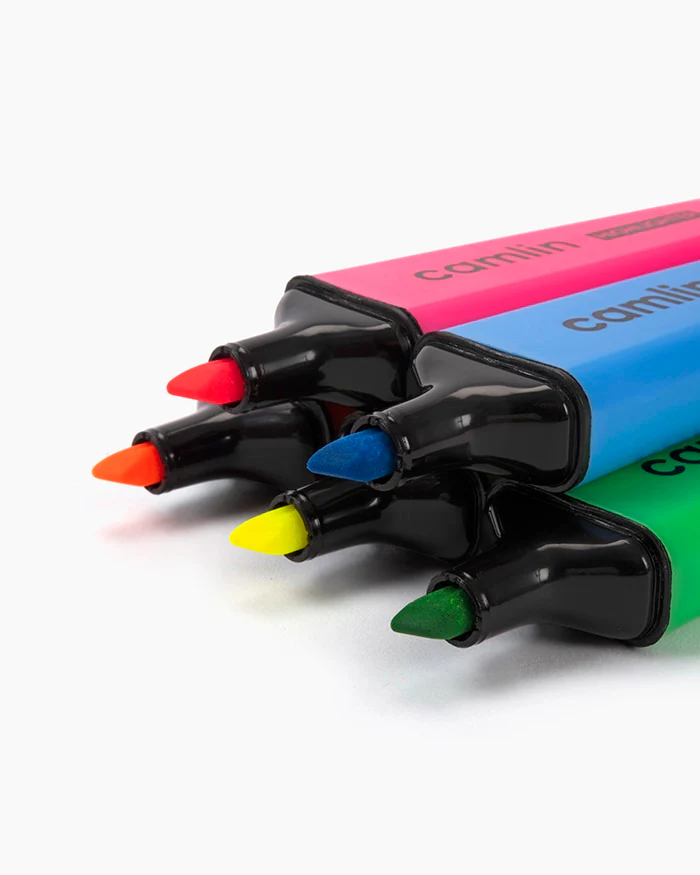 AM3295 Camlin Highlighter For smoother and better highlighting 5pcs set - Image 5