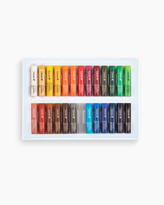 AM3298 Camel Oil Pastels Set of 25 Shades - Image 4