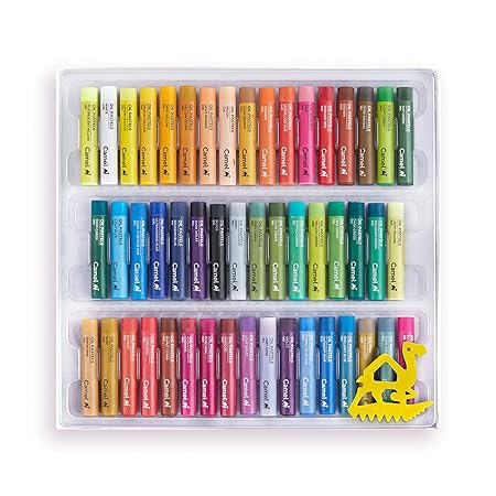 AM3389 Camel Oil Pastels Set of 50 Shades Assorted - Image 2