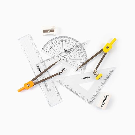 AM3301 Camlin Scholar Mathematical Drawing Instruments Box - Image 7