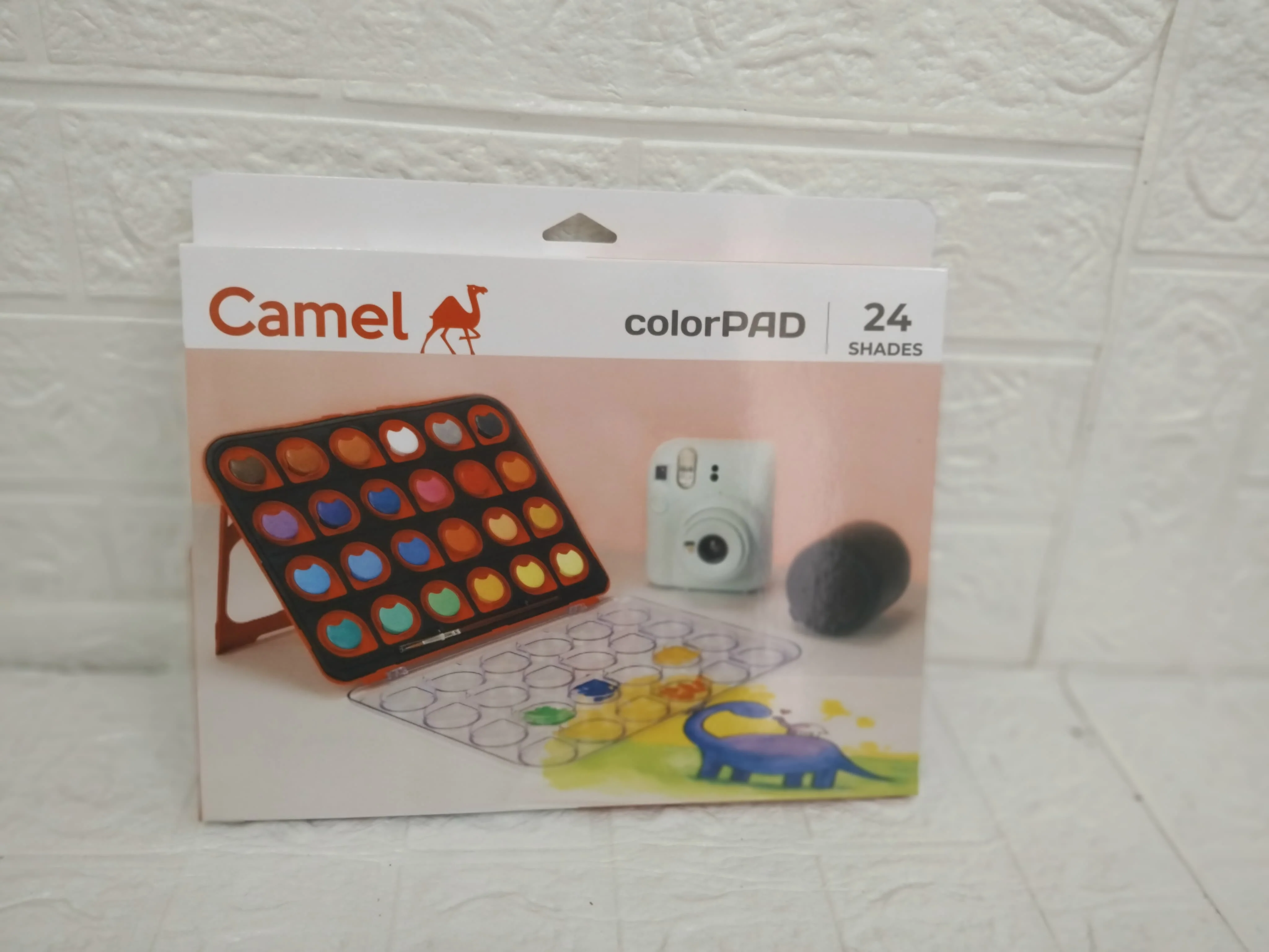 AM3386 Camel ColorPad Watercolor Cake with Paint Brush 24 Shade - Image 7