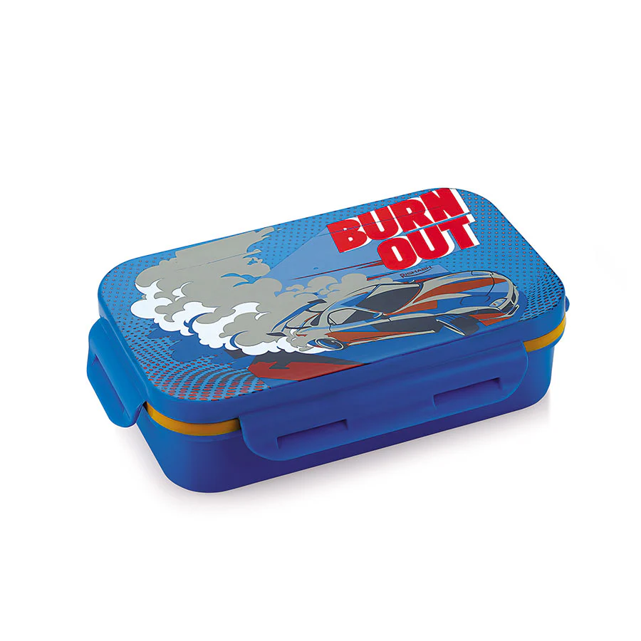 AM3317 Rishabh Crunch Big Deluxe Lunch Box 2 Container & 2 Spoon Insulated Plastic Lunch Box - Image 6