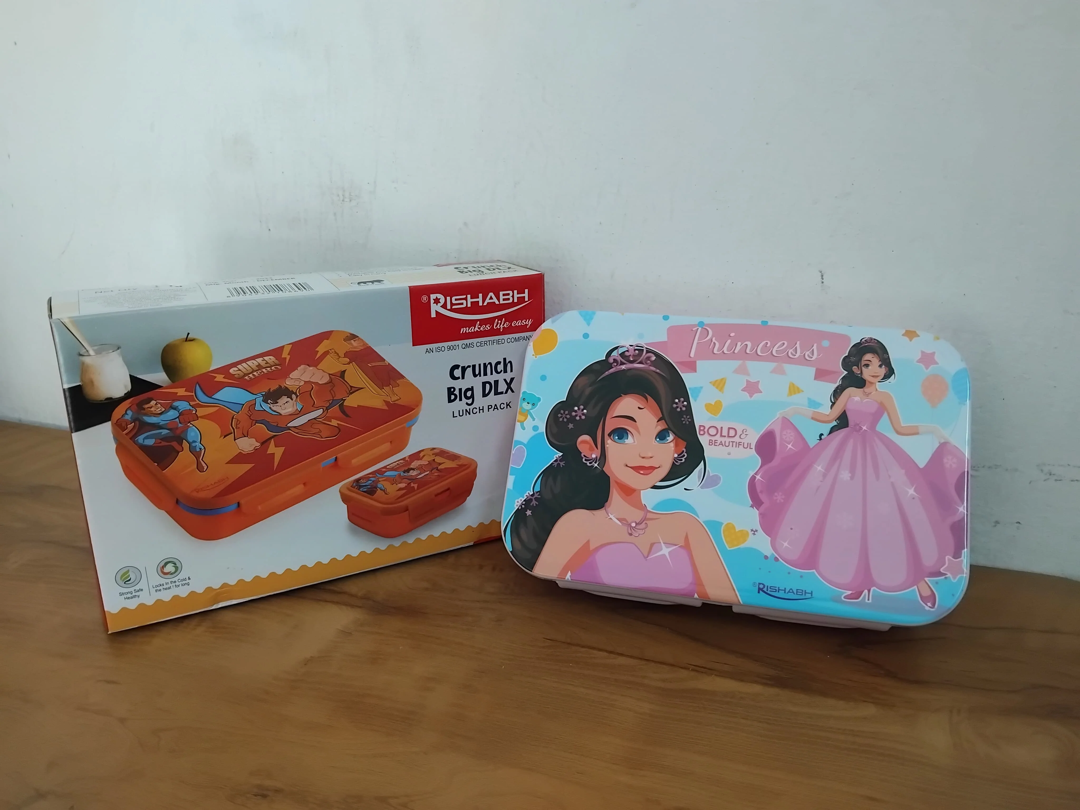 AM3317 Rishabh Crunch Big Deluxe Lunch Box 2 Container & 2 Spoon Insulated Plastic Lunch Box - Image 7