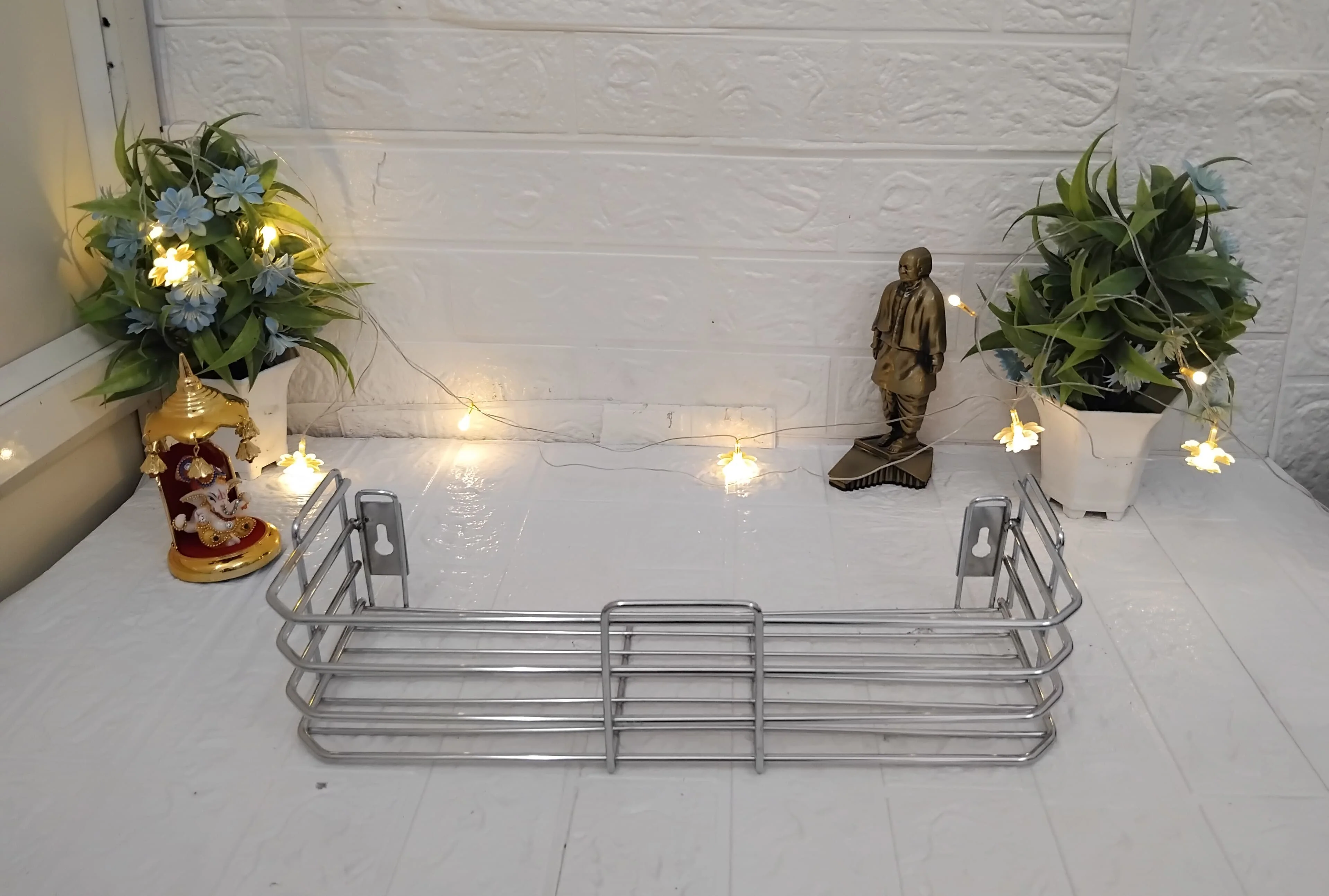 AM3362 Stainless Steel Shelf 15x5 Large Multipurpose Use Wall Mounted - Image 3
