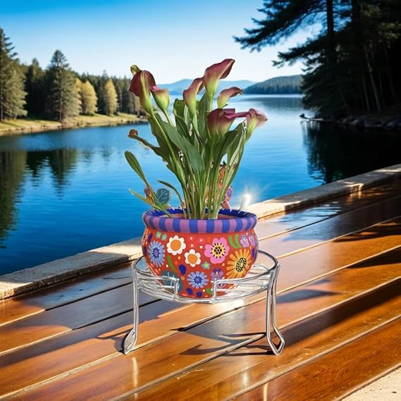 AM3364 No10 Stainless Steel Round Heavy Water Pot Stand Matka Big - Image 3