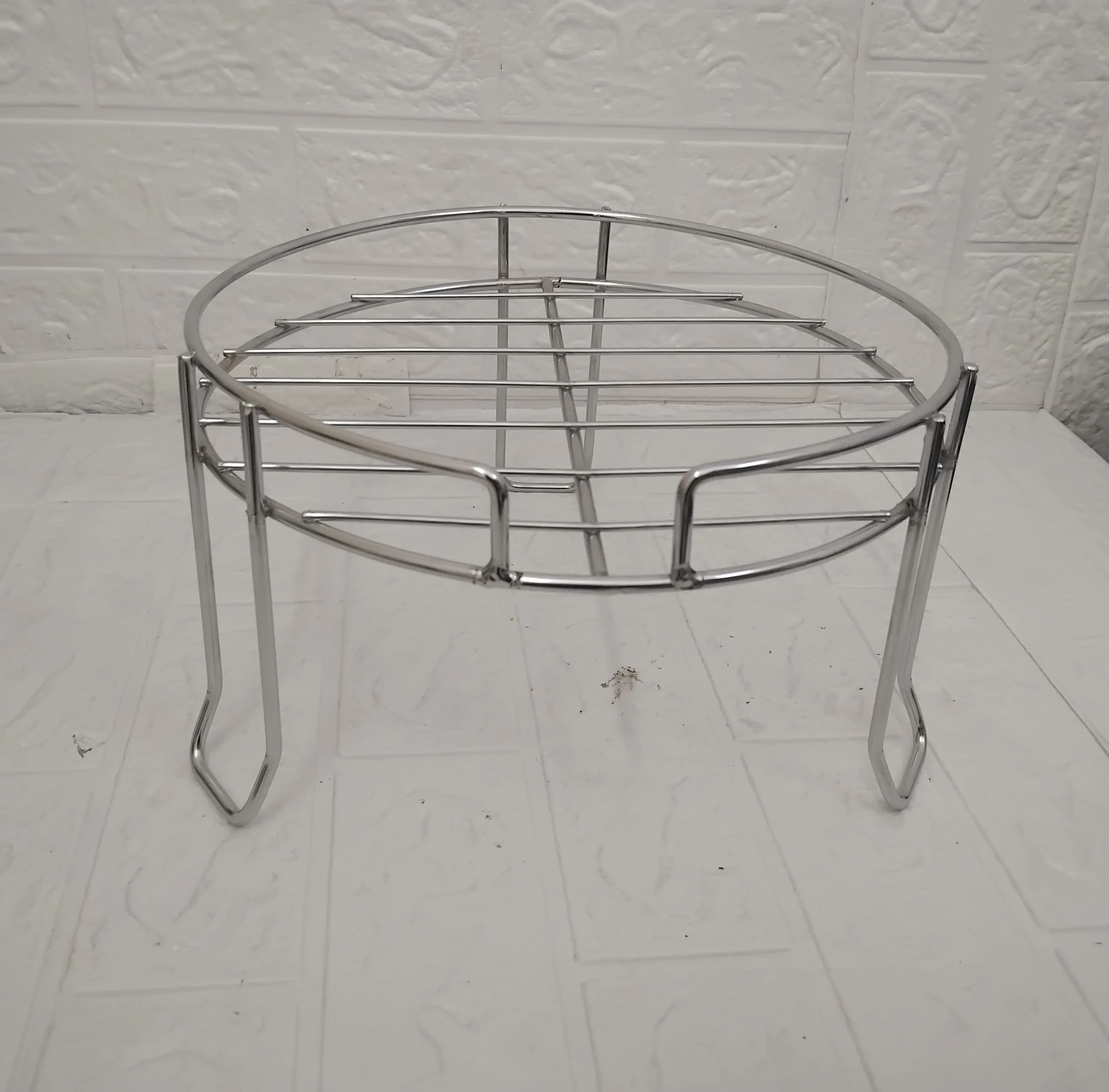 AM3364 No10 Stainless Steel Round Heavy Water Pot Stand Matka Big - Image 4