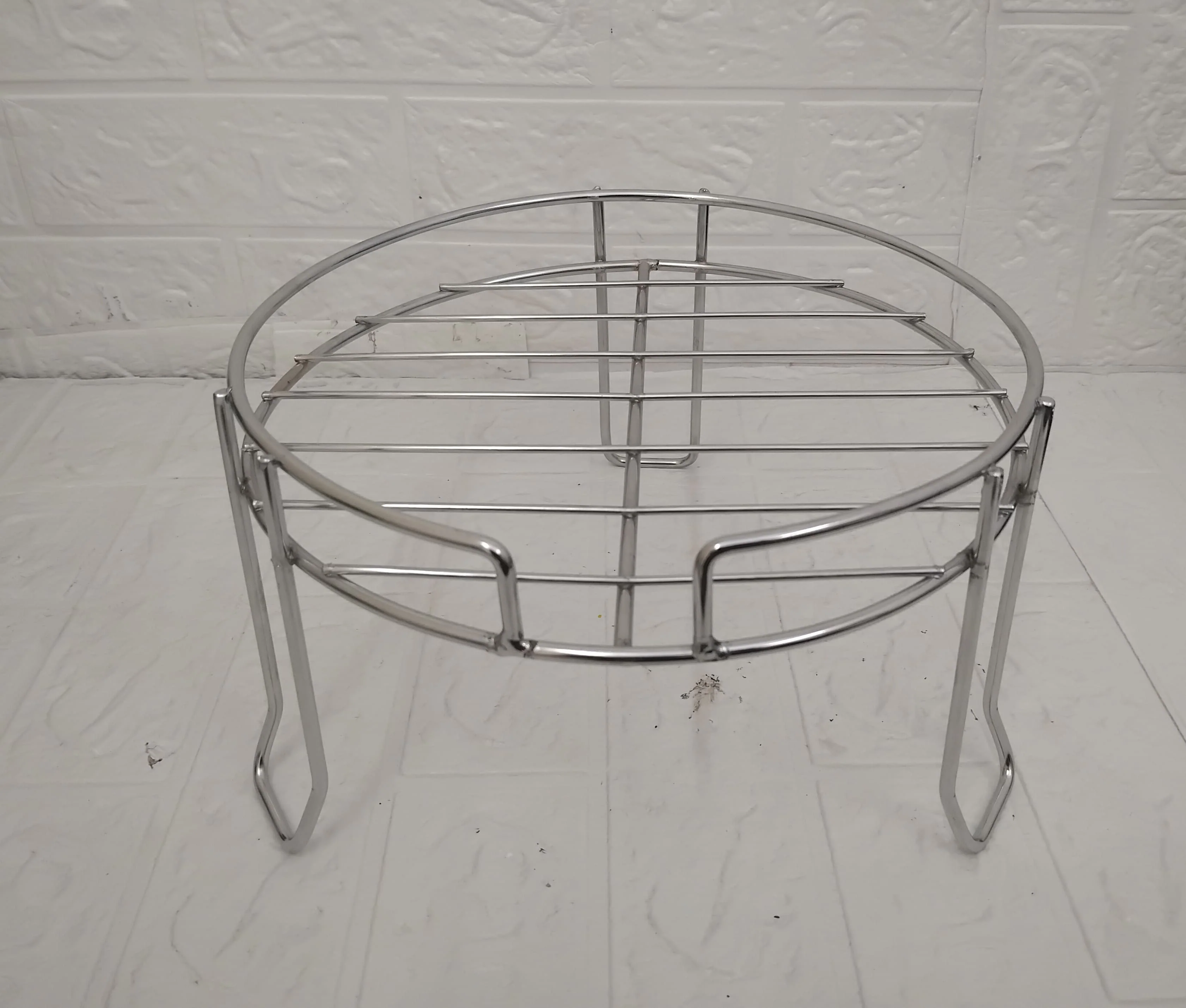AM3364 No10 Stainless Steel Round Heavy Water Pot Stand Matka Big - Image 6