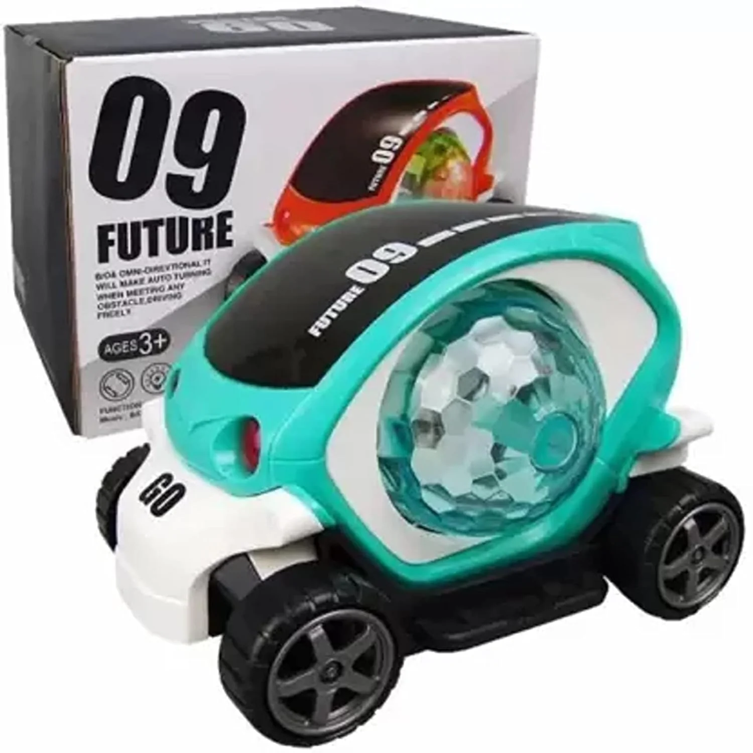 AM3471 09 Future Car 360 Degree Rotating Car Toy - Image 2